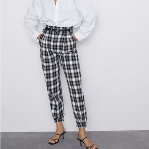 Zara Plaid Pants - 8112/121